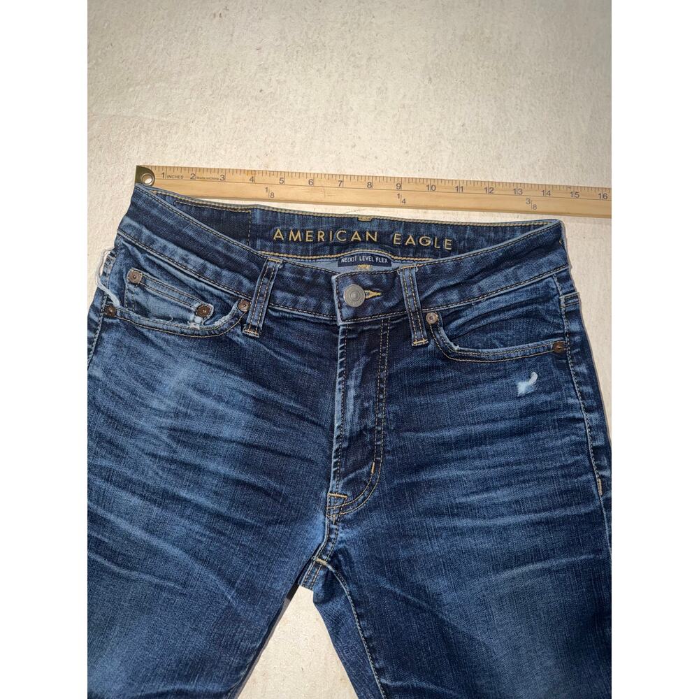 American Eagle men’s next level flex slim blue jeans - Picture 10 of 16